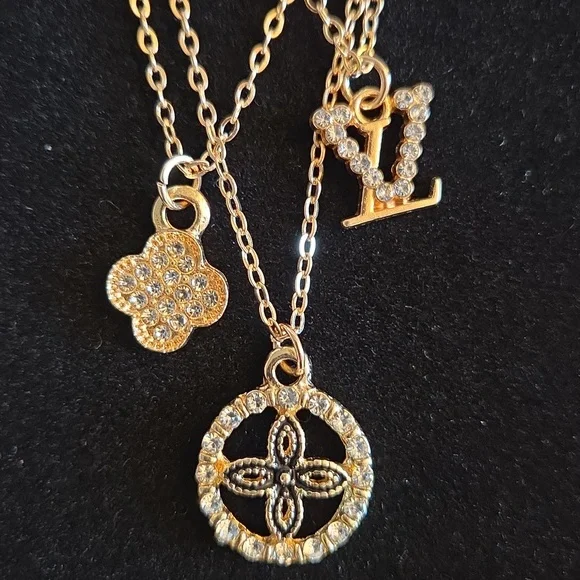 Triple Charm Necklace - Picture 5 of 5